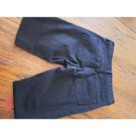 Size 0 25R Gap Black Premium Mid Rise Skinny Denim Jeans with Pockets Belt Loops - Picture 4 of 4